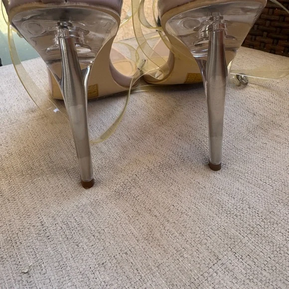 SIMMI London Beige Strappy Heels - Picture 4 of 5